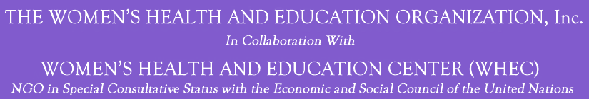 The Women's Health and Education Organization, Inc.